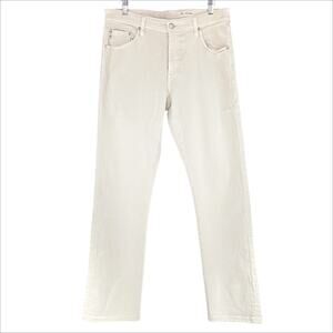 AG JEANS The Graduate Tailored Leg Jeans Ivory Denim Size 32x33 (actual 30.5L)